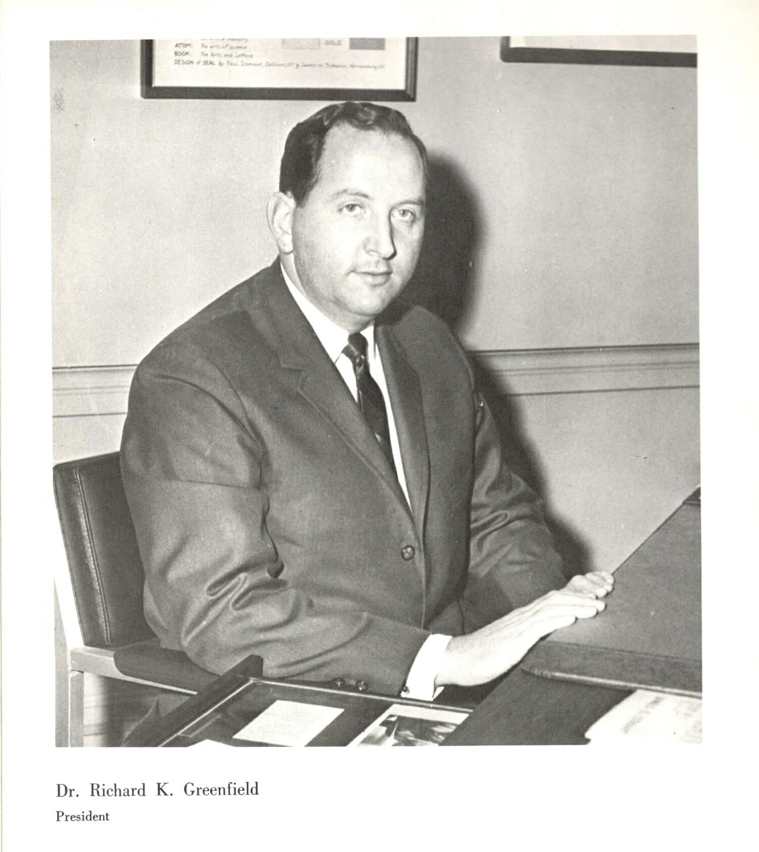 SUNY Sullivan Mourns the Passing of Dr. Richard K. Greenfield, founding
