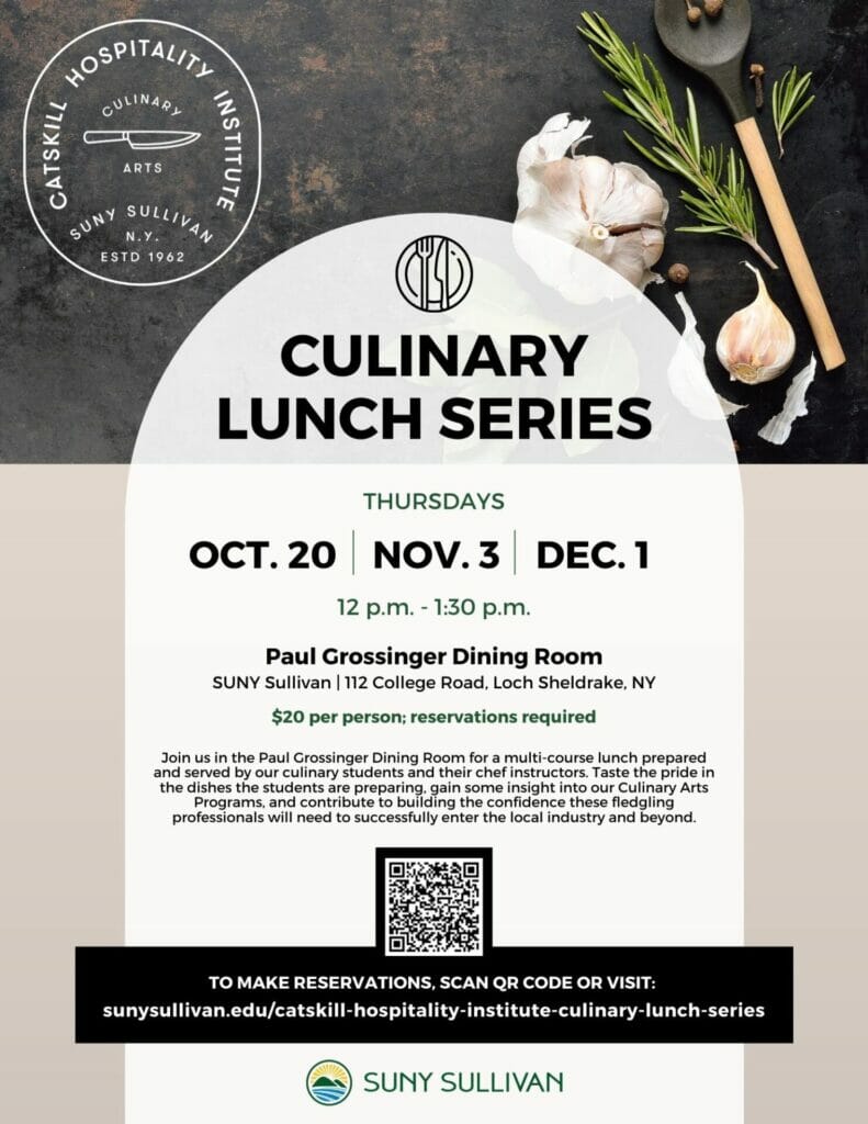 Culinary Lunch Series - Flyer