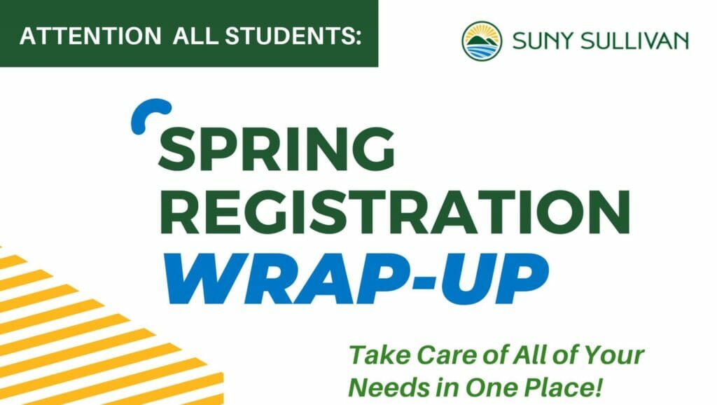 Spring Registration Wrapup