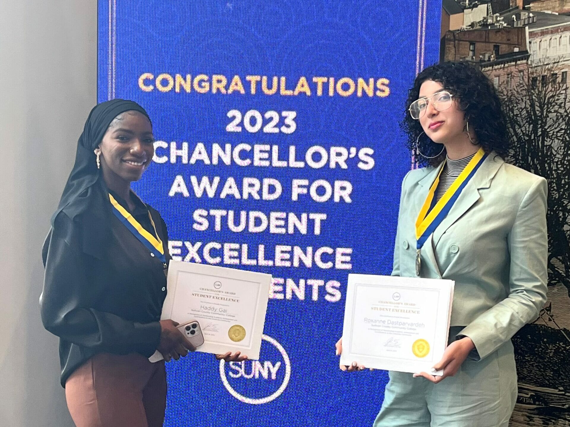 Haddy Gai And Roxanne Dastparvadeh Awarded 2023 SUNY Chancellor's ...